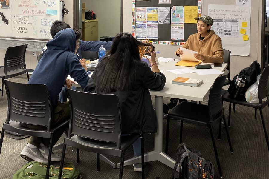 Students gather in 9F for talking circles on Oct. 10, 2019. Photo credit: Lily Lopez/SAC.Media.