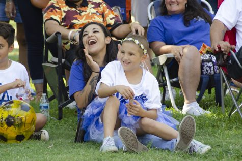 Natalee Garcia and her mom Trish Perfecto during Dodger’d Up Against Cancer for Team Natalee Fundraiser at los Nietos Park, Santa Fe Springs on Sat, Sept. 8. Photo Credit: Hernandez Coke/SAC.Media