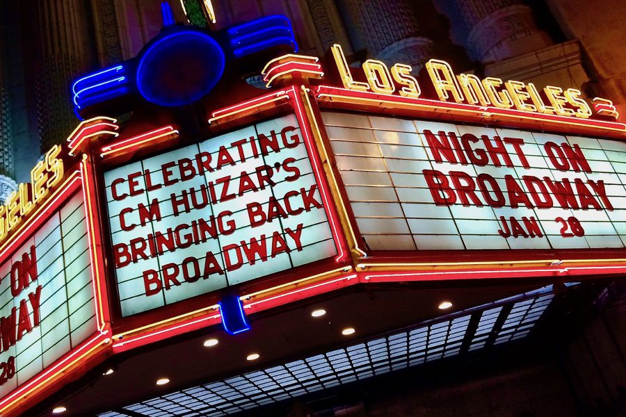 The Los Angeles Theatre in the Broadway Theater District in Downtown Los Angeles. Photo by Doug de Wet/SAC media.