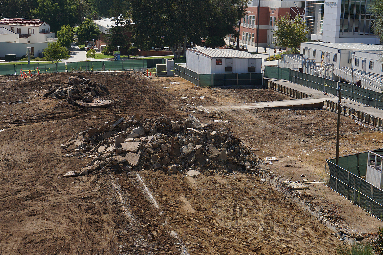 Remains of Row Buildings