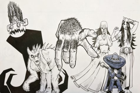 Latin American Leyendas. Illustration by Adam Valenzuela