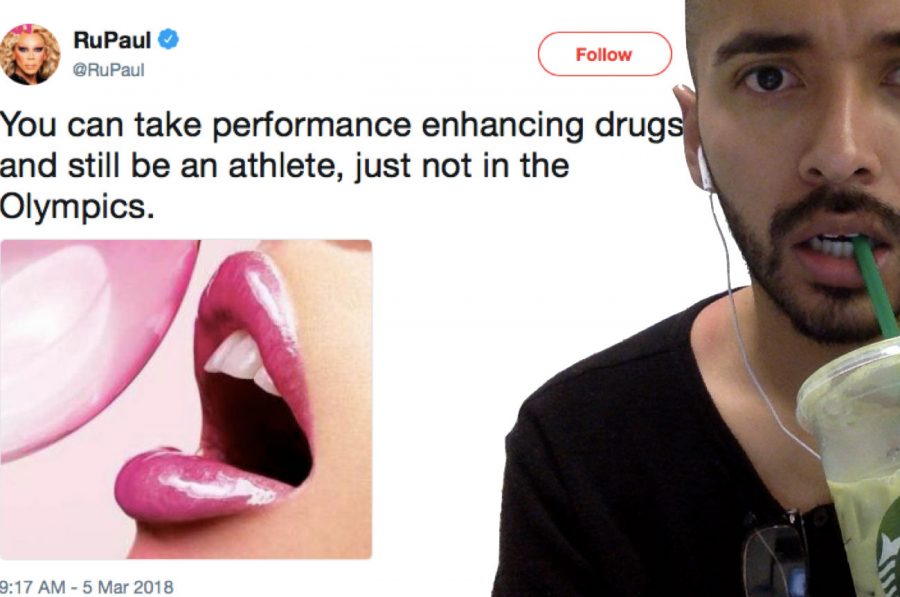 Transition to womenhood the enhancement drug at the drag race, according to Rupauls..... troubling comments conflict with his otherwise positive message.