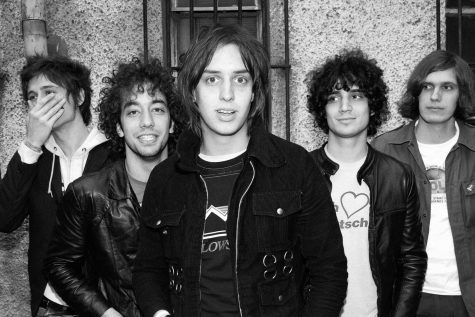 The Strokes in 2002. Photo Credit: Roger Woolman