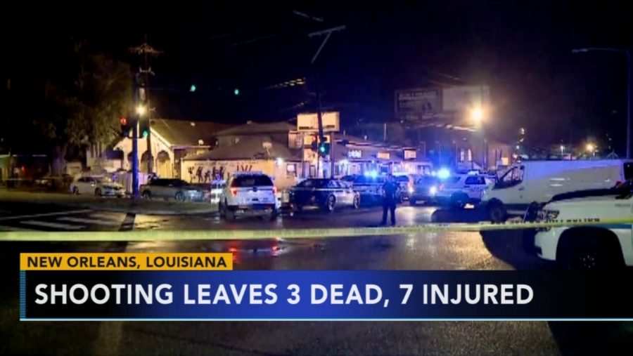 Shootout wounds seven bystanders near New Orleans tourism area