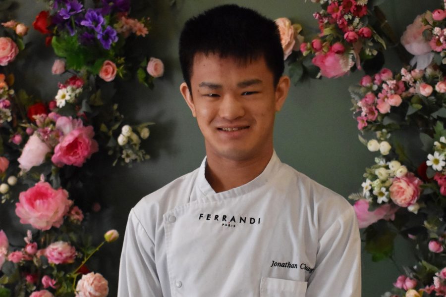 Pastry Chef, Jonathan Chuang, 22, stood inside the Jin Teahouse at West Covina, CA on April 20. Chuang was a student at the Ferrandi culinary school in Paris. Photo credit: Daena Acevedo/ SAC.Media.