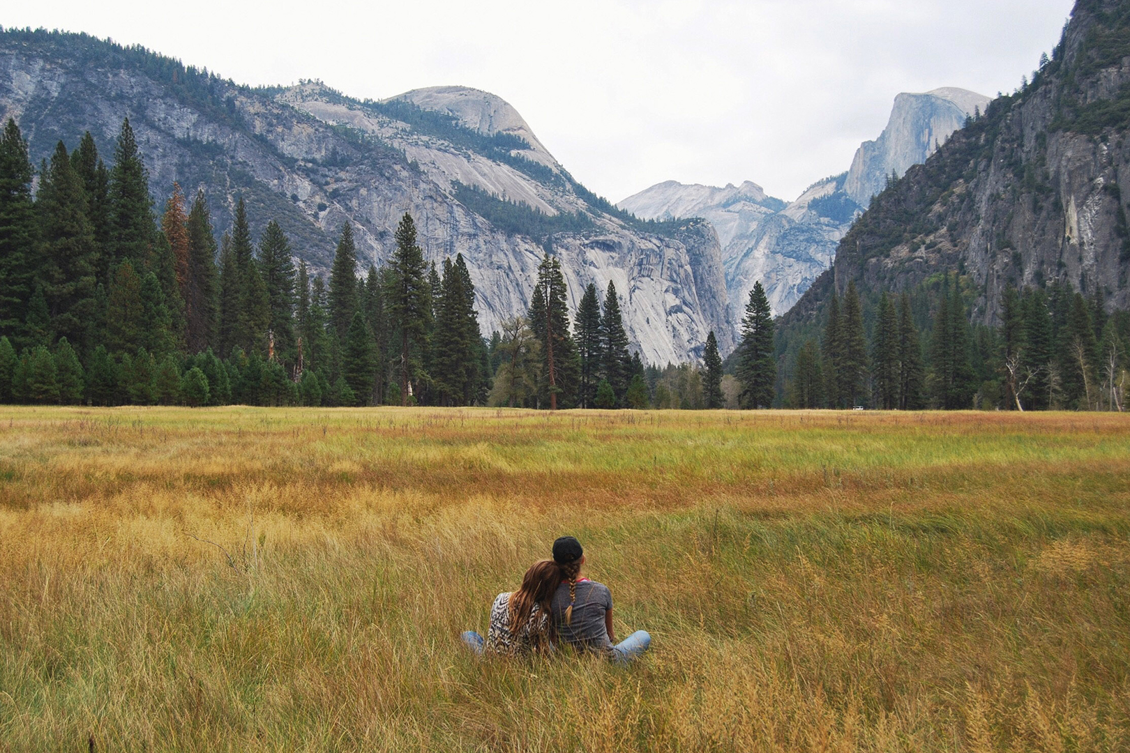 sitting yosemite