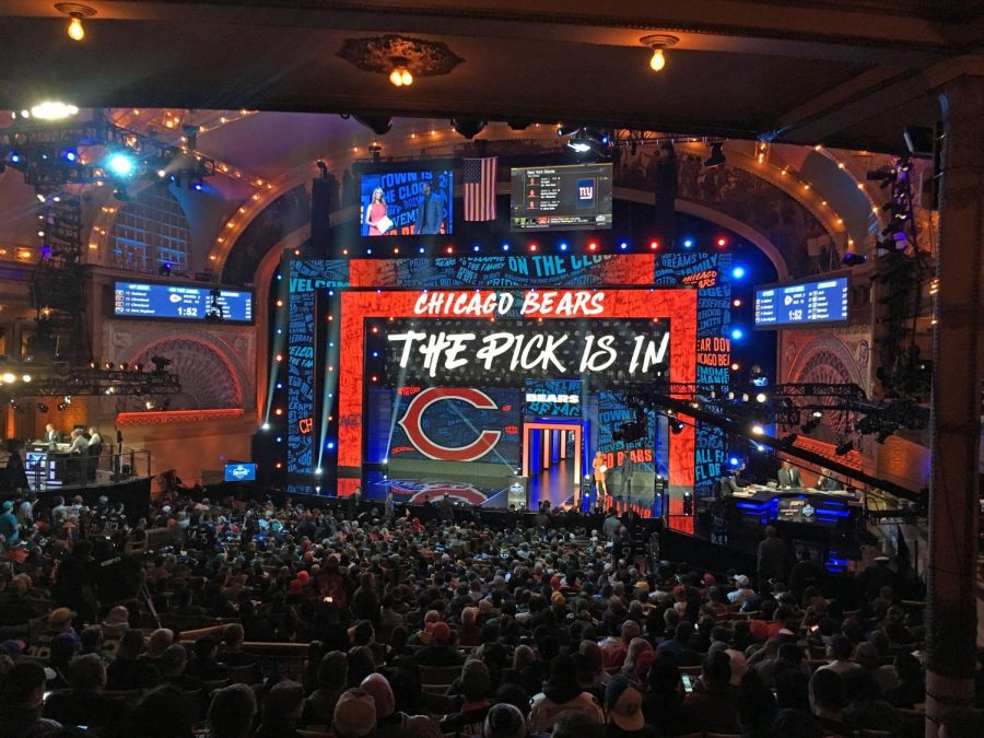 Photo courtesy of swimfinfan from Chicago - NFL Draft, Chicago 2016, CC BY-SA 2.0.  https://commons.wikimedia.org/w/index.php?curid=65731262