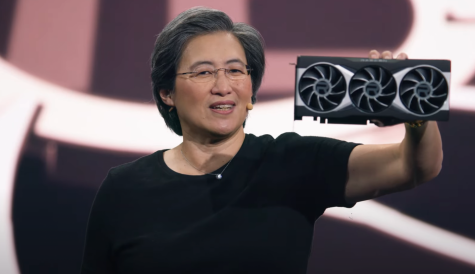 Photo taken from public video posted by AMD on YouTube Oct. 28.