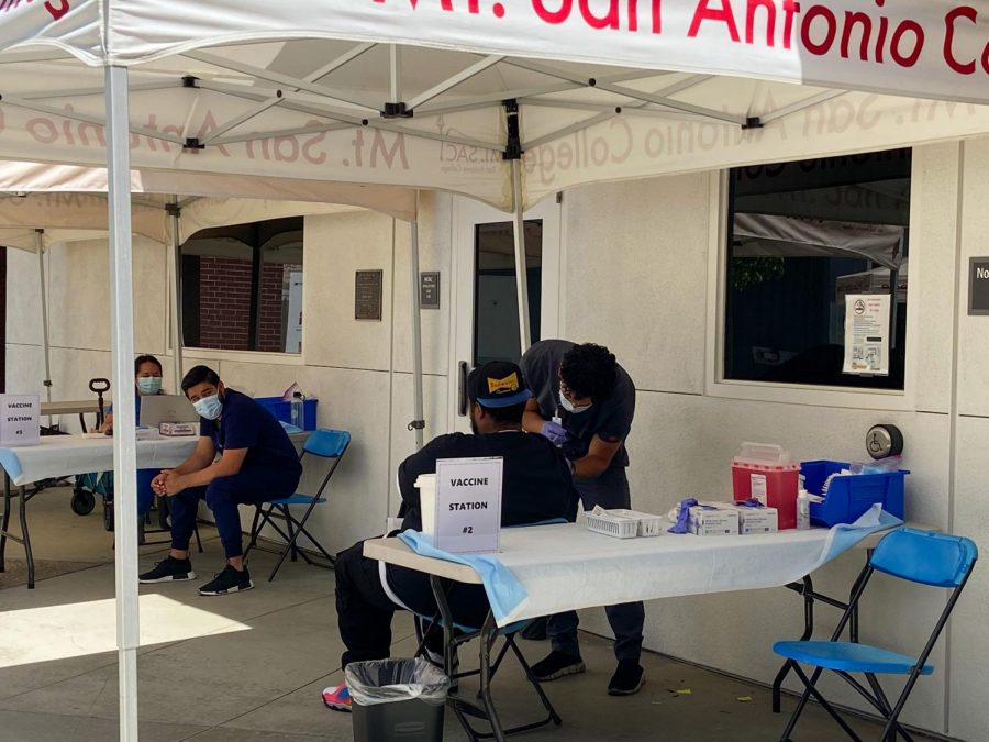 Vaccine Clinics Being Held at Mt. SAC