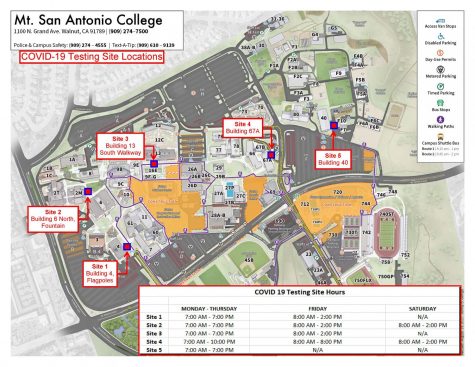 Mt Sac Campus Map College Will Open Testing Sites On Campus – Sacmedia