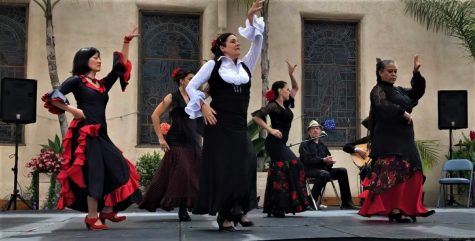Flamenco group, Mojacar, performing at the Flamenco Feria in Los Alamitos.