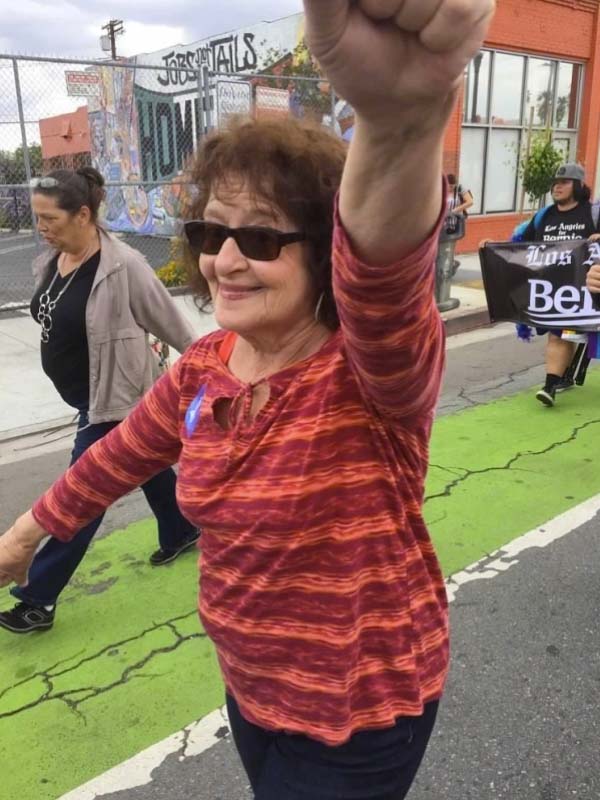 Francesca P. Ochoa proudly marches with causes for social change.

Photo courtesy of Gilda Ochoa.