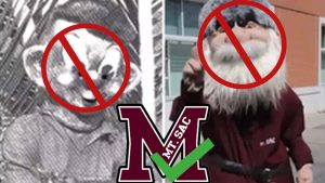 The college has decided to move away from Joe Mountie and move towards the neutral M.