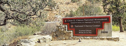 The main entrance to the national monument located in Keene, California.