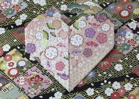 Origami heart from the event.