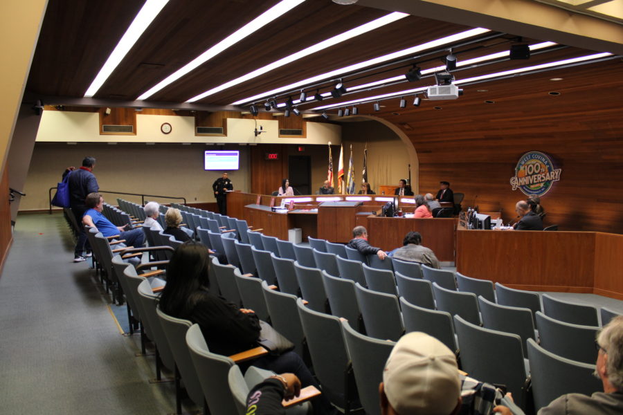The West Covina City Council convenes for its April 18 meeting.