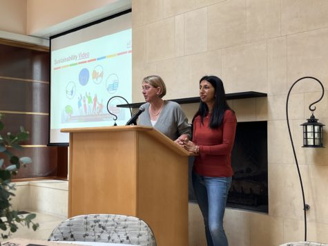 Sustainability coordinator, Tania Anders (left) and sustainability director, Eera Babtiwale (right).