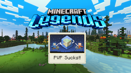 Minecraft Legends PVP sucks.