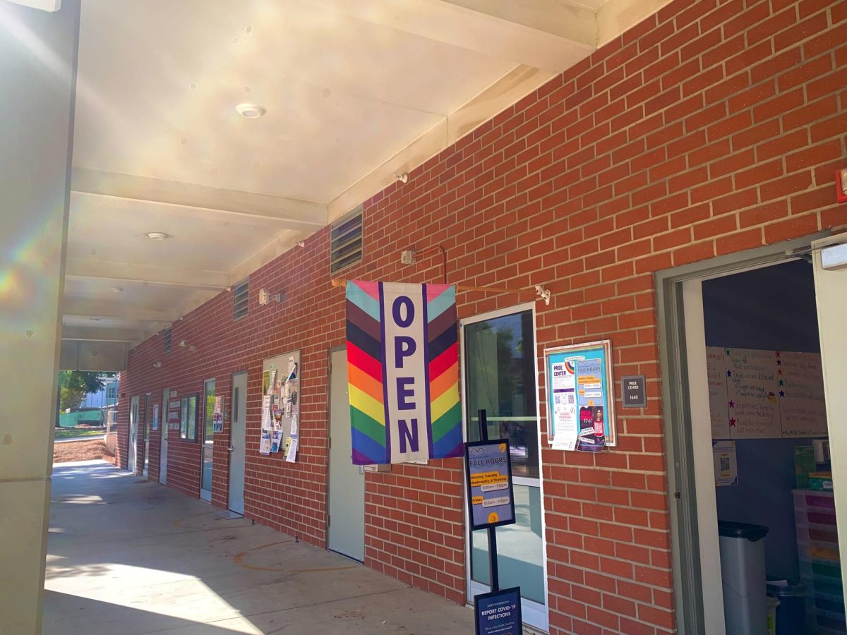 Entrance to the pride center