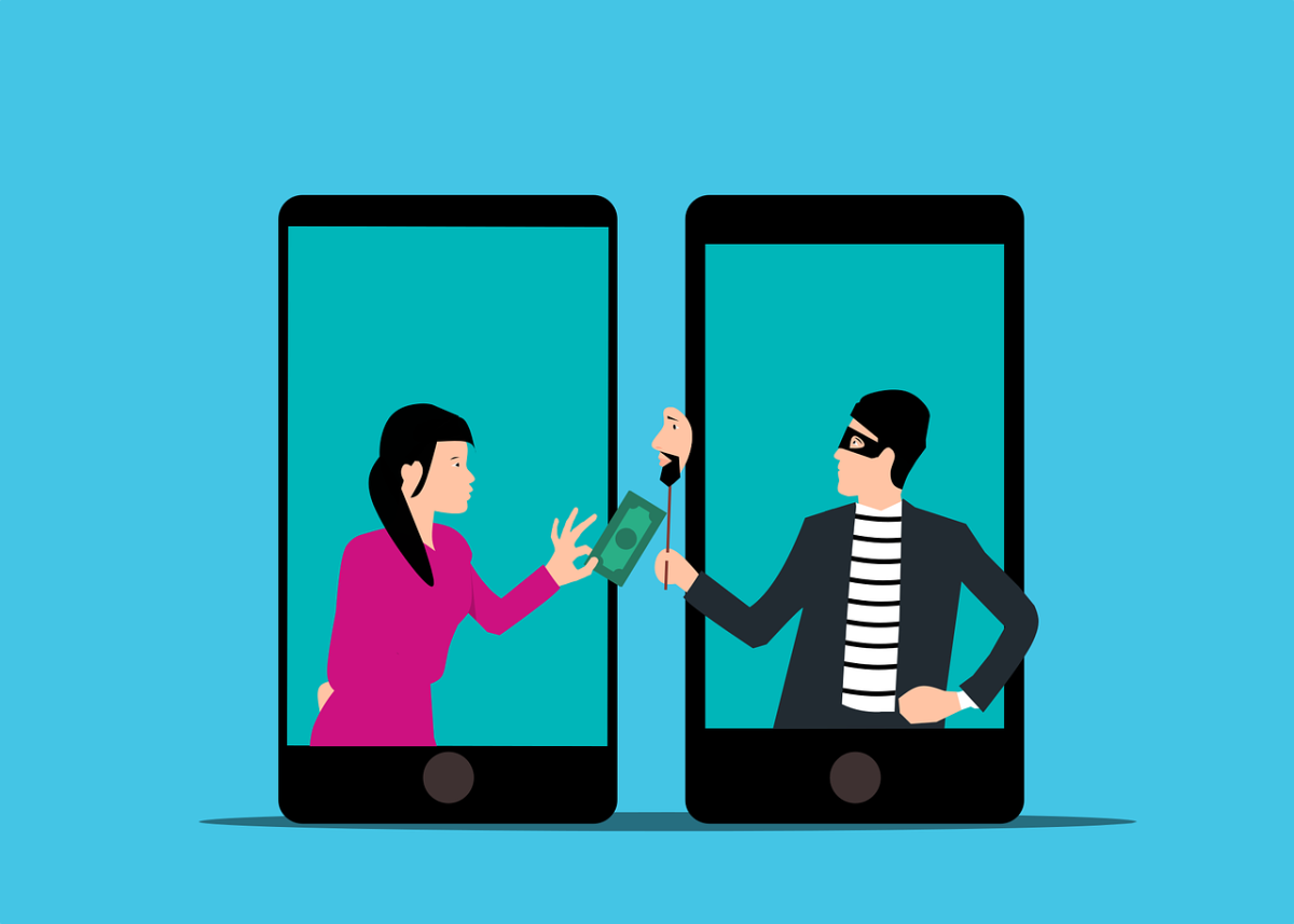 Image showing romance fraud.