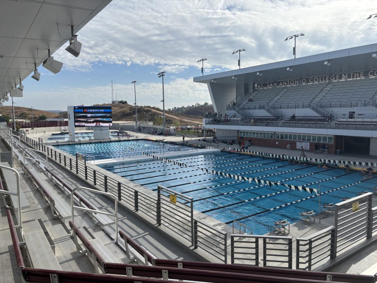 Mt. SAC’s olympic-size pool at the aquatic center.