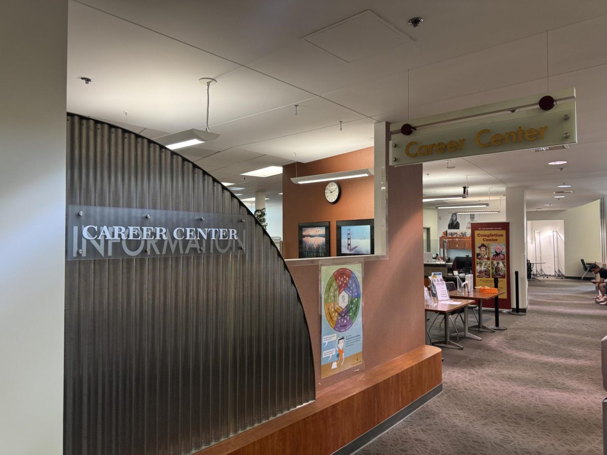 Career Center entrance where students can access career resources, resume support and job opportunities.