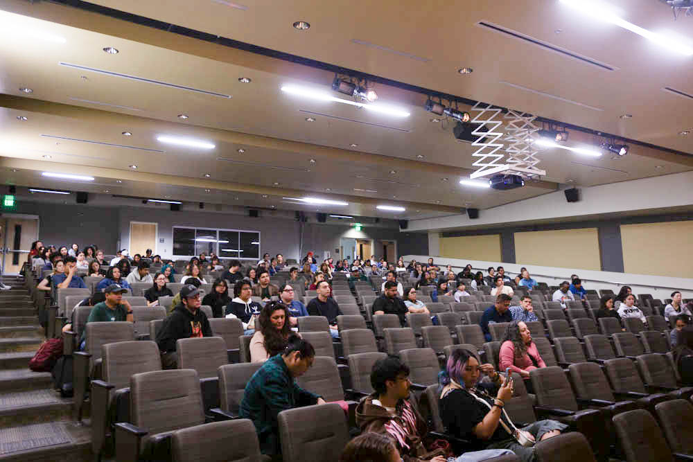 Audience members during the Psych Day event. 
