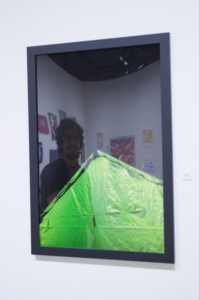 Alex Martinez sees himself reflected in his piece "Mercury." 