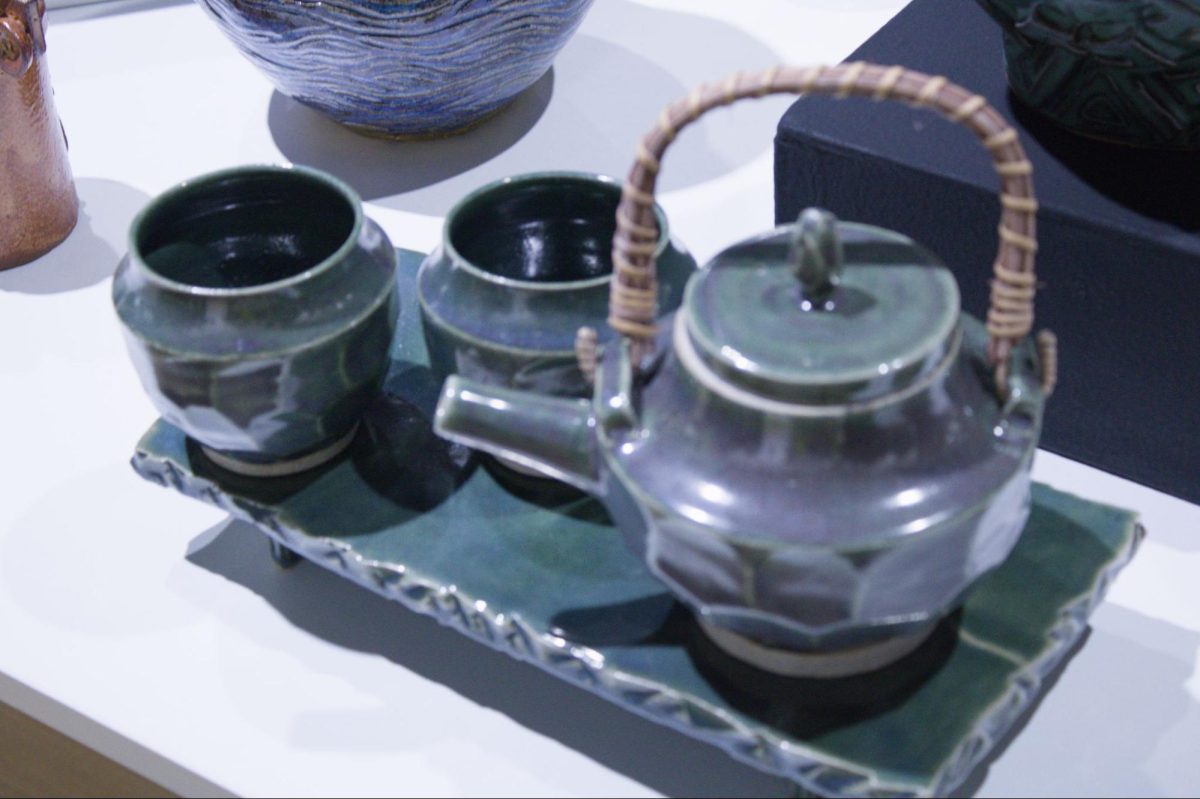 Ellie Martinez's "Tea Set in Oribe."