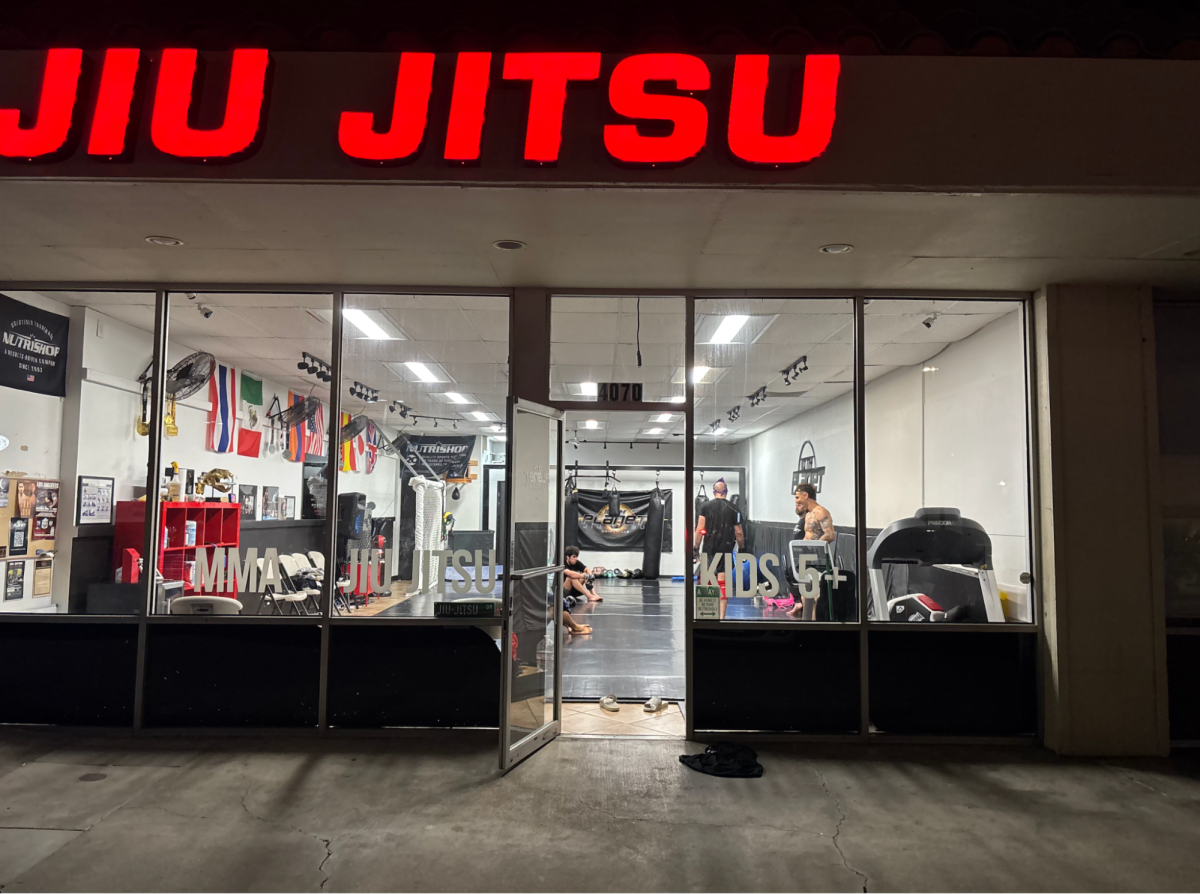 Front of 10th Planet Jiu-Jitsu Chino Hills during a training session.